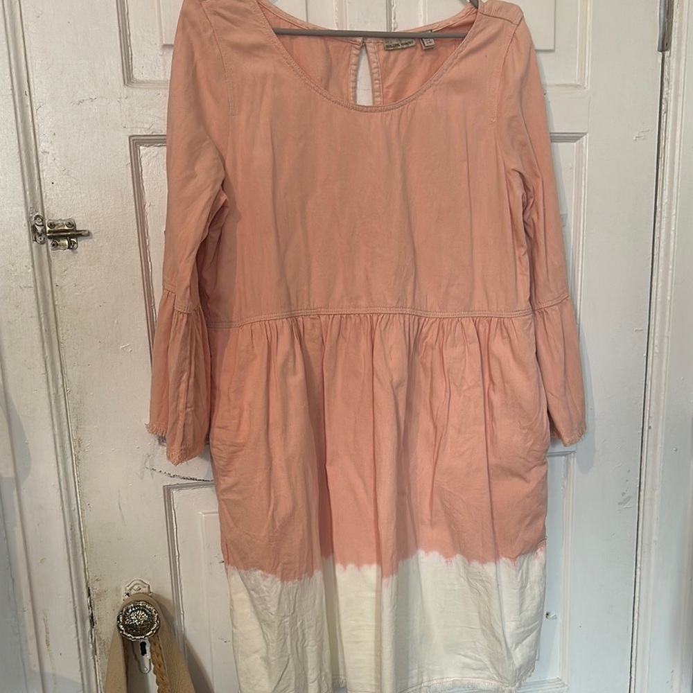 Y—HOLDING HORSES Pink and White Casual Kids Dress